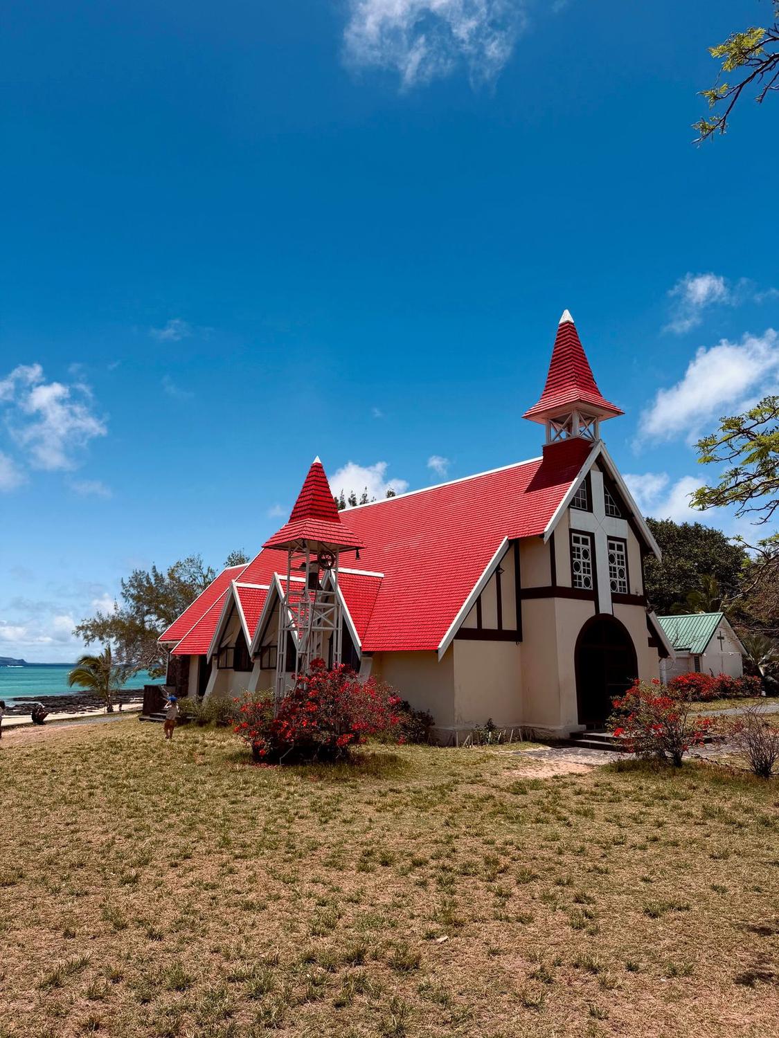 Cap Malheureux: Red Roof Church
